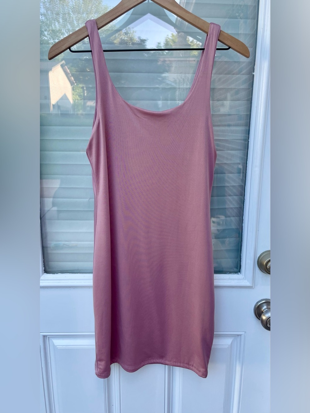 Fashion Nova Mauve Sleeveless Mini Dress